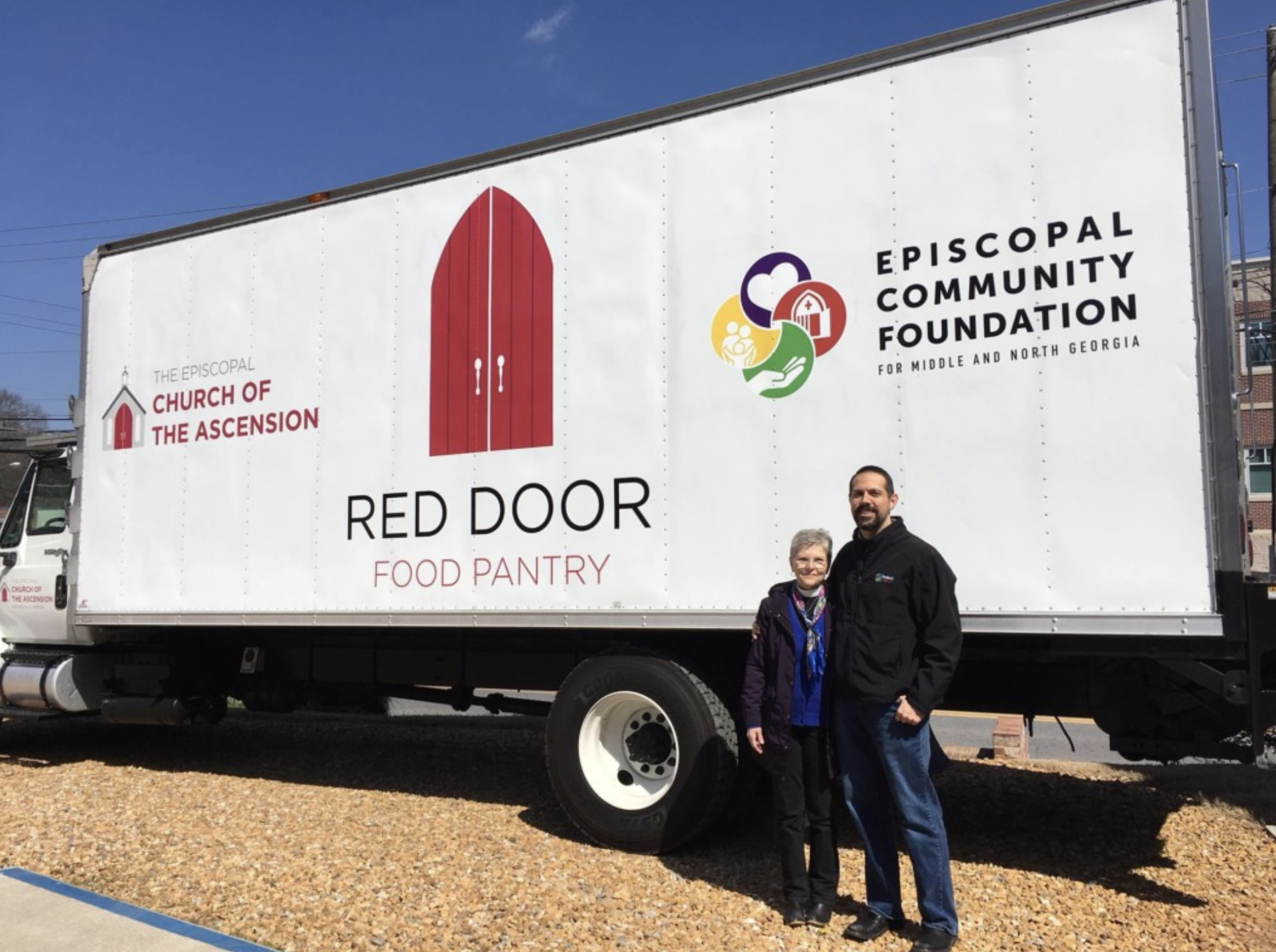 Red Door Food Pantry in Cartersville Georgia, hosted by The Episcopal Church of the Ascension